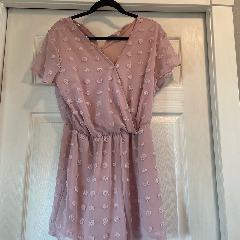 Pink Dot Romper